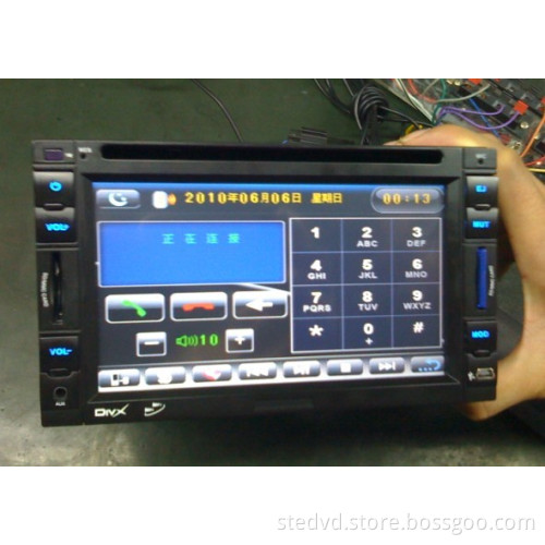 6.2 inch 2-din TFT-LCD touchscreen car dvd player with GPS